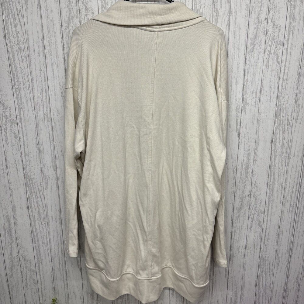 Womens Size L Athleta Open Cardigan Ivory EUC - Picture 4 of 5
